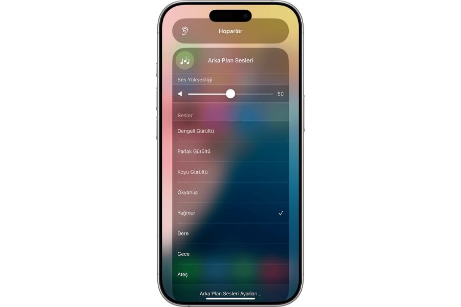 iPhone Arka Plan Sesleri